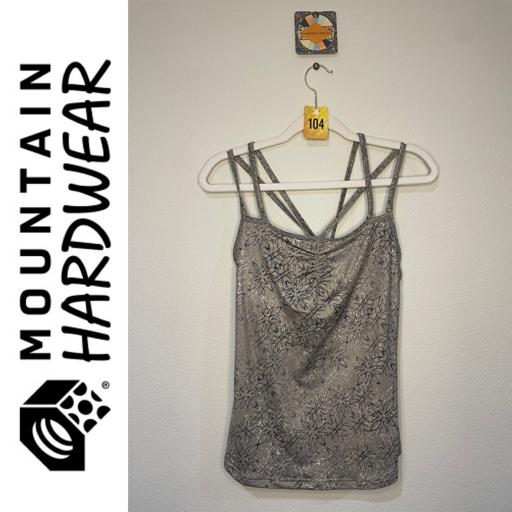 ❌SOLD!❌ #104 Mountain Hardwear Floral Sporty Athletic Strappy Top size Small